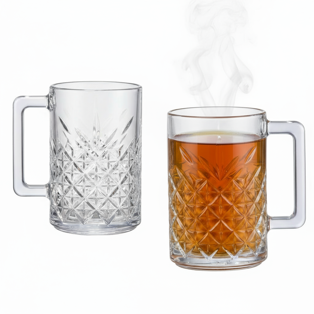 Høj Glaskrussæt m/Hank 2 stk. 315 ml. - Pasabahce Timeless