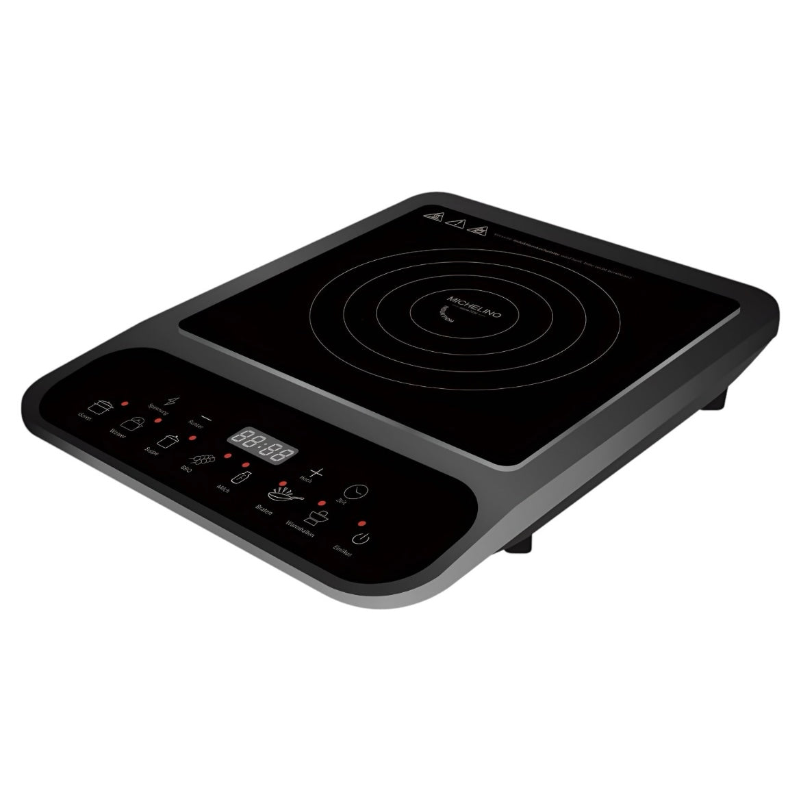 LENTZ Enkelt Induktionskogeplade 2000W Sort