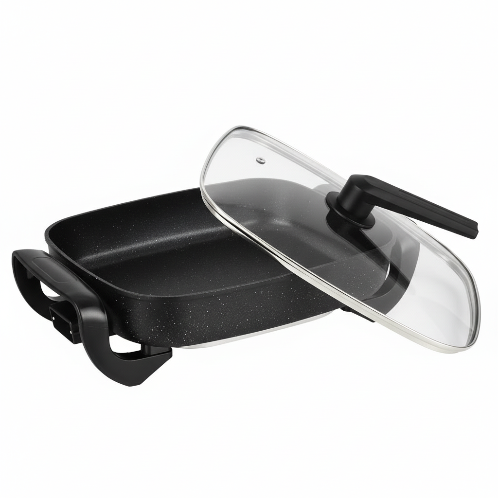 Neudorf Elektrisk Multipande 36x30x7 cm - 7 Liter - 1500W - Sort