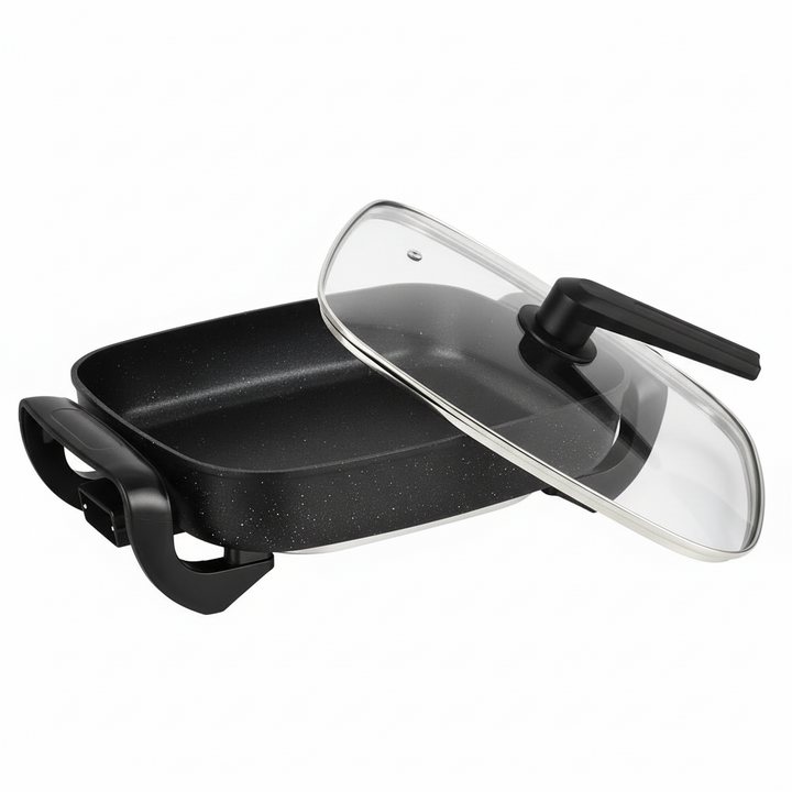 Neudorf Elektrisk Multipande 36x30x7 cm - 7 Liter - 1500W - Sort