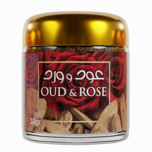 Karamat Oud & Rose Bakhourduft 30 gram