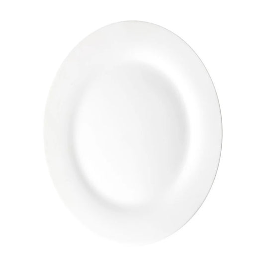 Porcelæn Middagstallerken 27 cm - Michelino Amelie - Råhvid