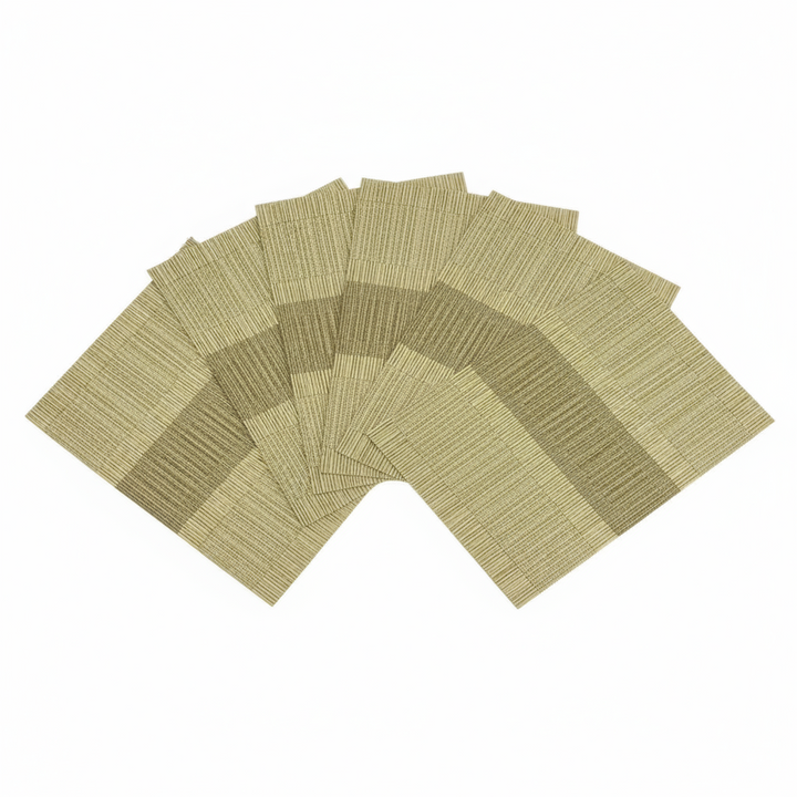 Cinar Dækkeservietter Guld/Beige 6 STK. 30x45 CM