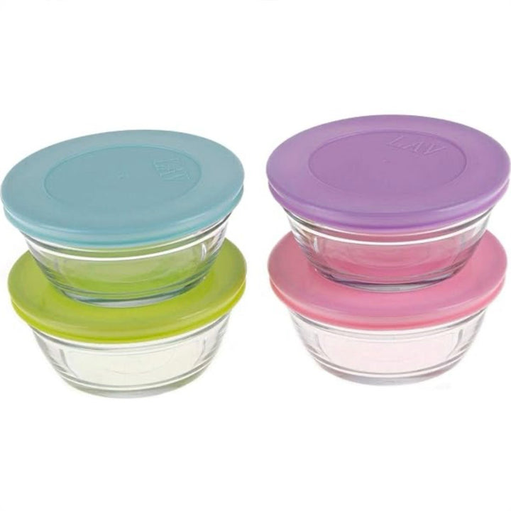 Glasskålesæt m/Låg 8 dele 250 ml. - Weissberg Meister