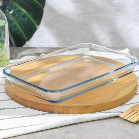 Rektangulær Ovnfast Glasfad 1,9 L. - Borcam