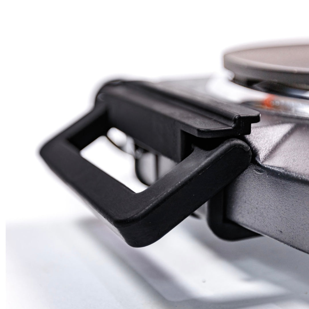 Michelino Transportabel Enkelt Kogeplade m/Foldbare Greb 1500 W | Sort