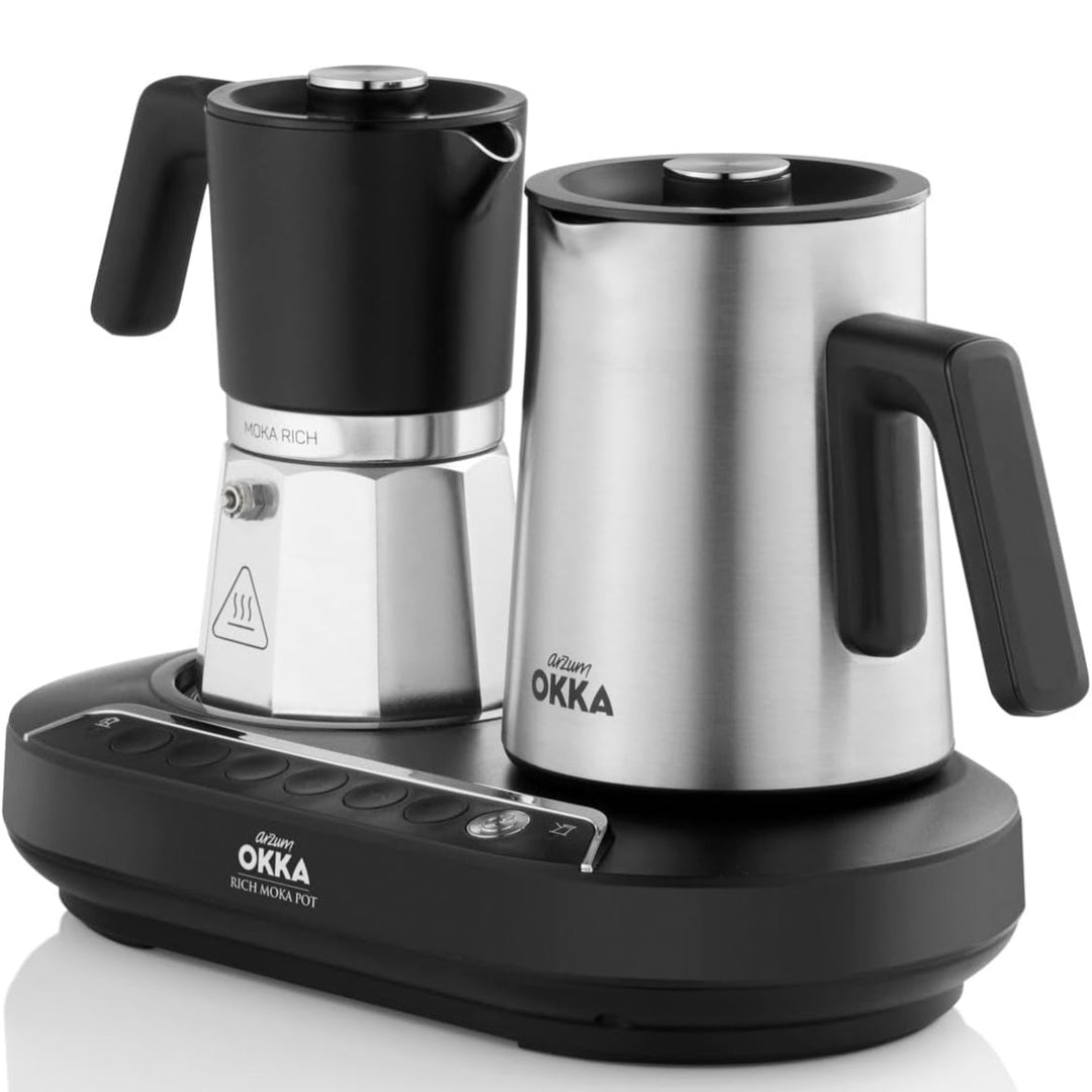 Arzum Okka Rich Spin Pro Automatisk Tyrkisk Kaffemaskine & Varme Drikke Facet