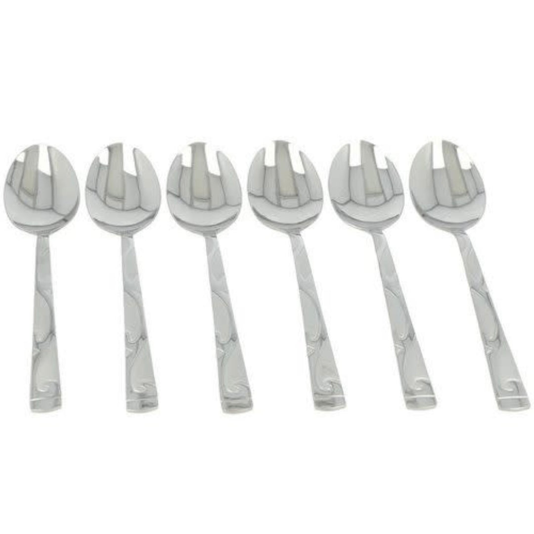 Almina Mønstret Spiseskesæt 6 stk.