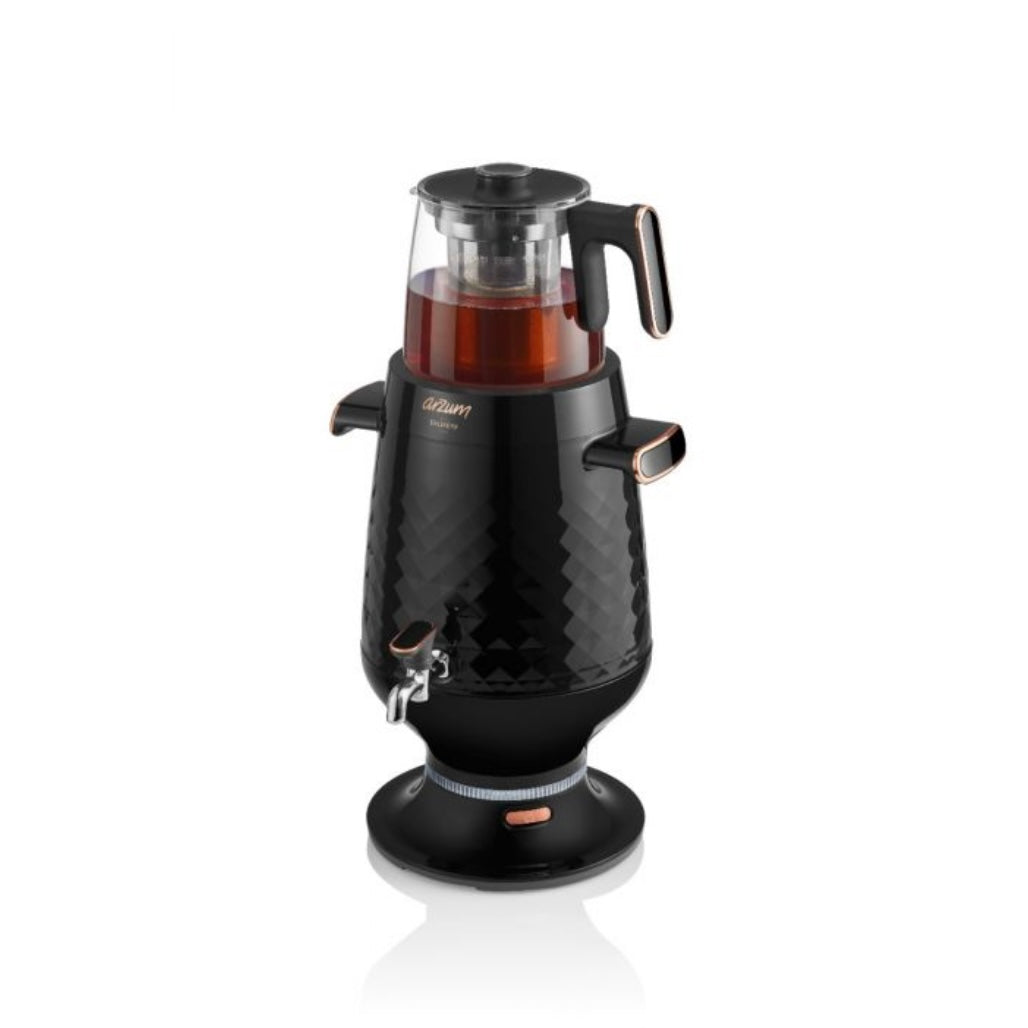Arzum Ehlikeyif Tyrkisk Temaskine (Semaver) 4,7 liter - Sort