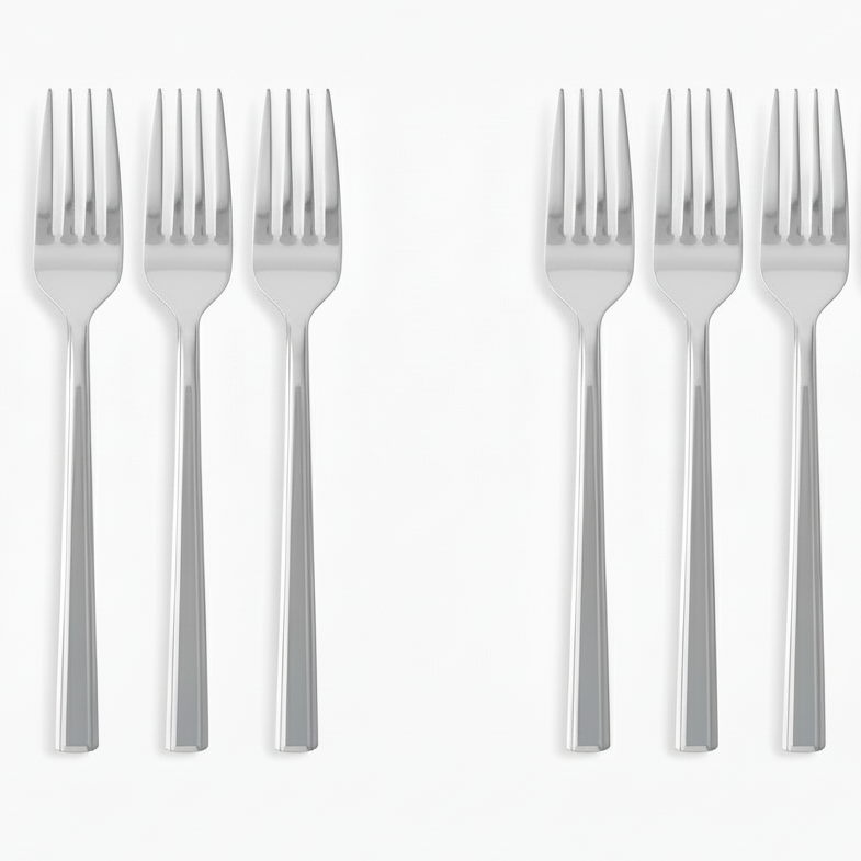 Plain Gaffelsæt 6 stk. - Akkaya