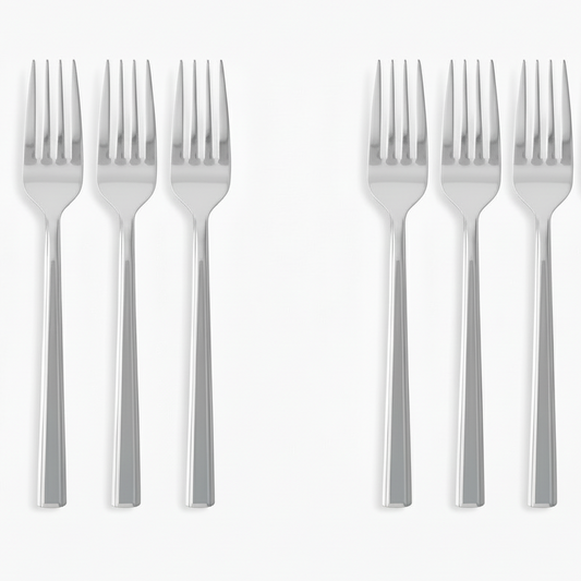 Plain Gaffelsæt 6 stk. - Akkaya