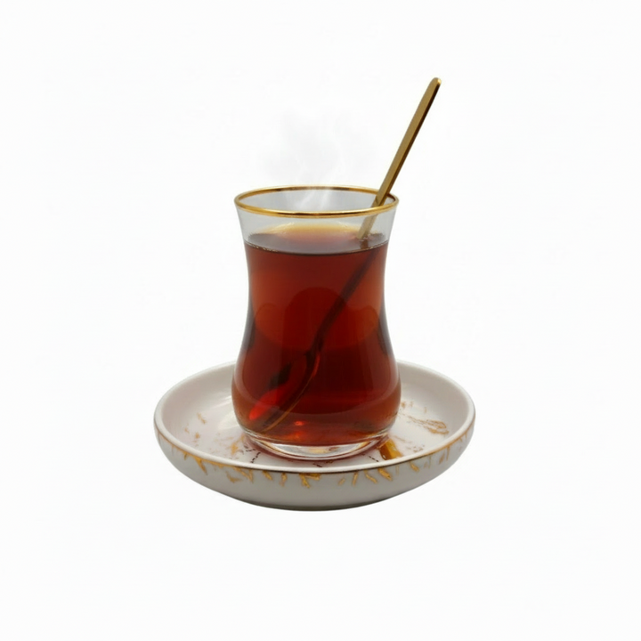 Bricard Teglassæt 18 dele - Guld/Marmor