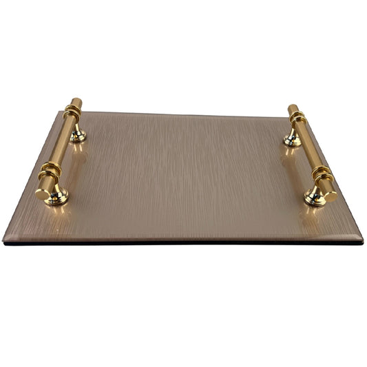 Cinar Serveringsbakke – 30 x 20 cm - Guld