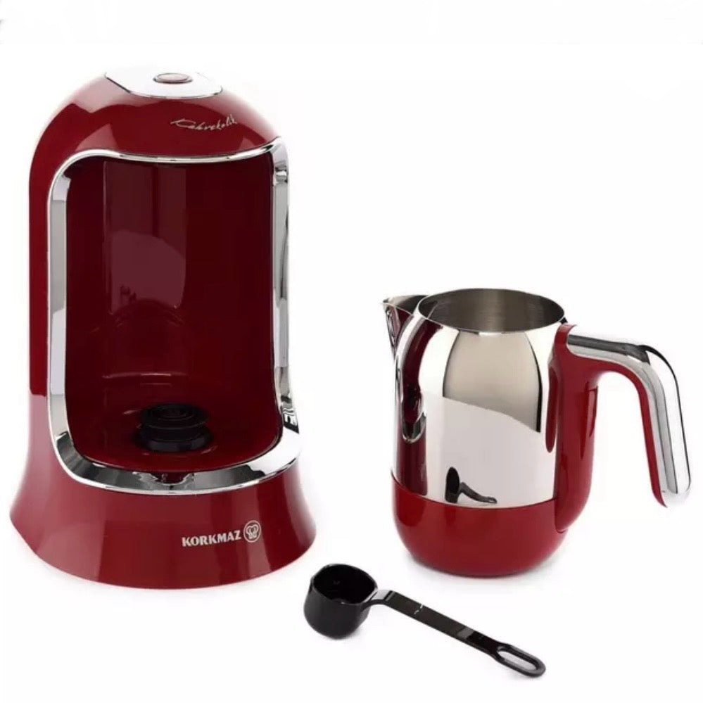 Elektrisk tyrkisk Kaffemaskine Rød - Korkmaz