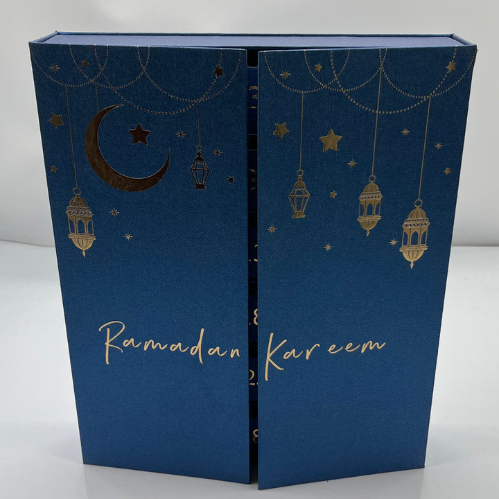 Ramadan Kareem Kalender Blå/Guld - Finest Choice