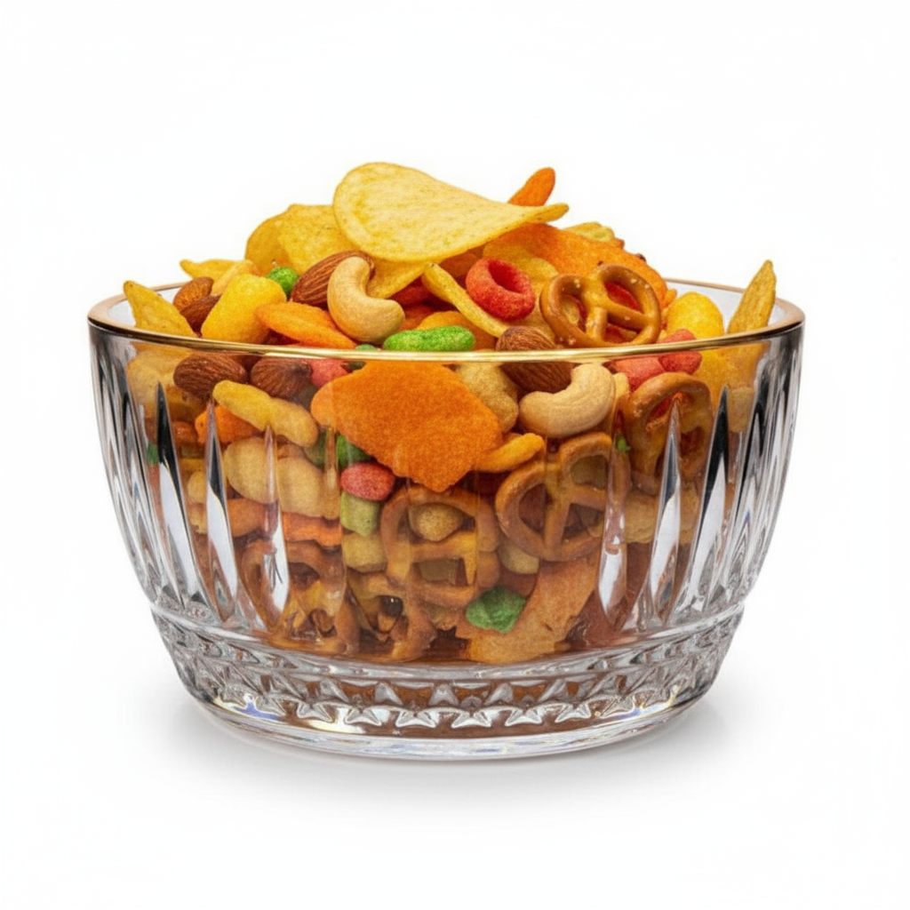 Bricard Avila Gold Glas Snackskåle Sæt 6 stk.