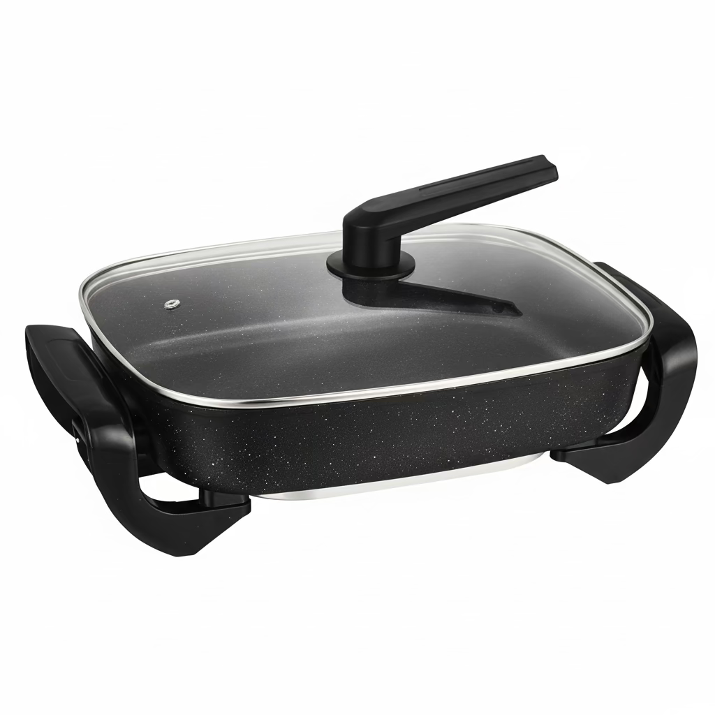 Neudorf Elektrisk Multipande 36x30x7 cm - 7 Liter - 1500W - Sort