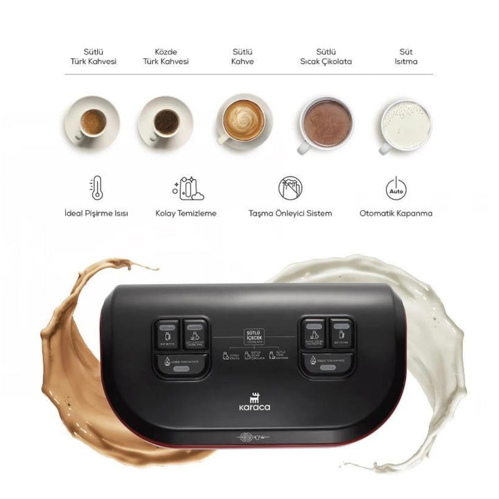 Karaca Hatır Hüp Düet Aroma – Dobbelt Tyrkisk Kaffemaskine | Rosaguld