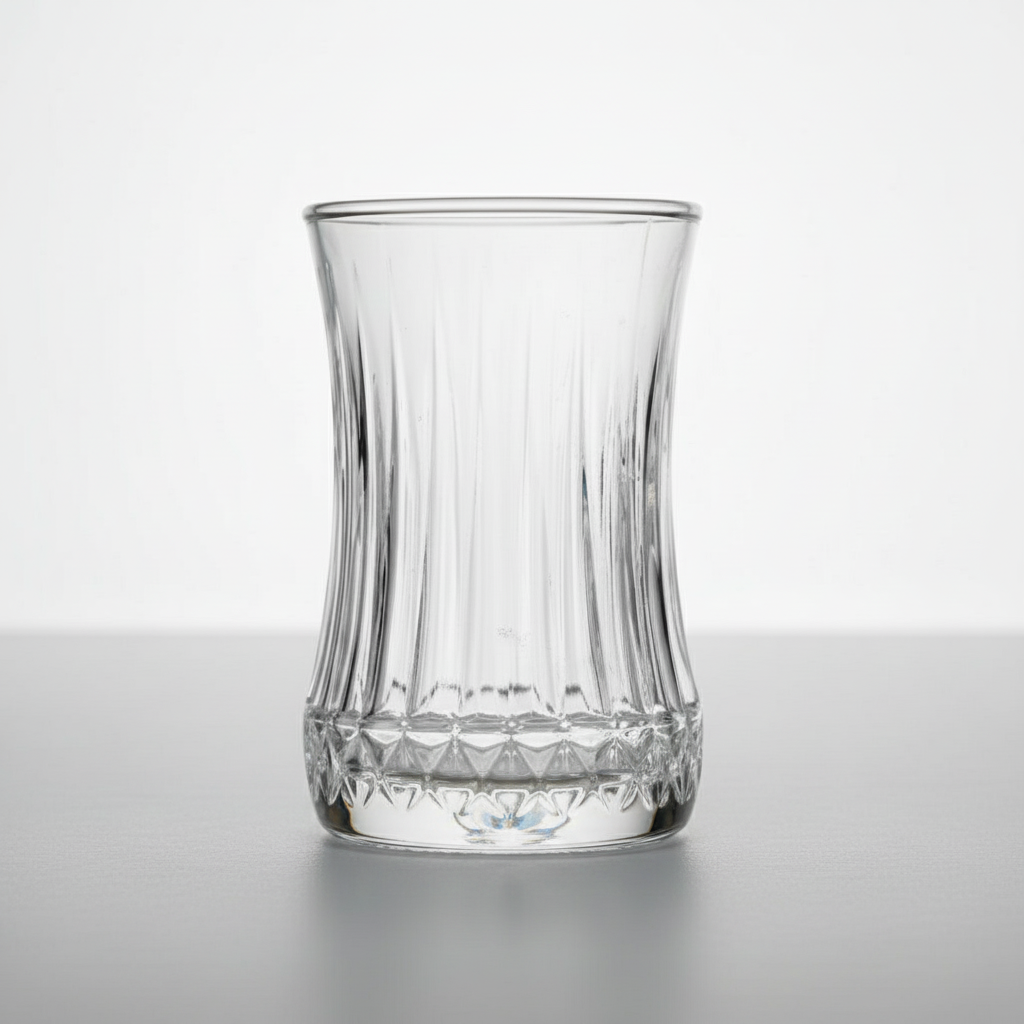 Pasabahce Elysia Tesæt – 12 dele (6 teglas + 6 underkopper)