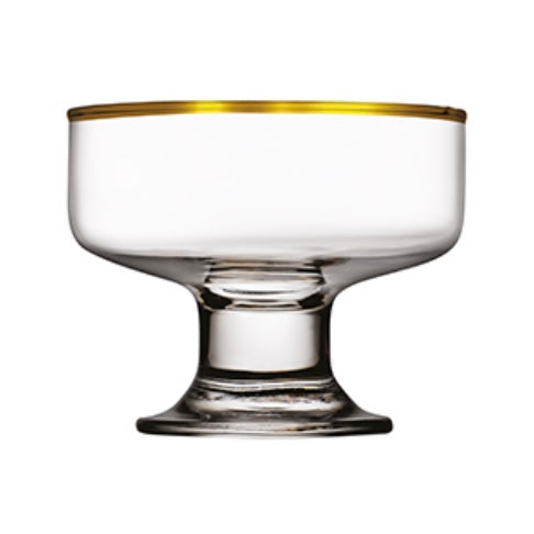 Dessertglassæt på fod 6 stk. 265 ml. - Pasabahce Golden Touch Iceville