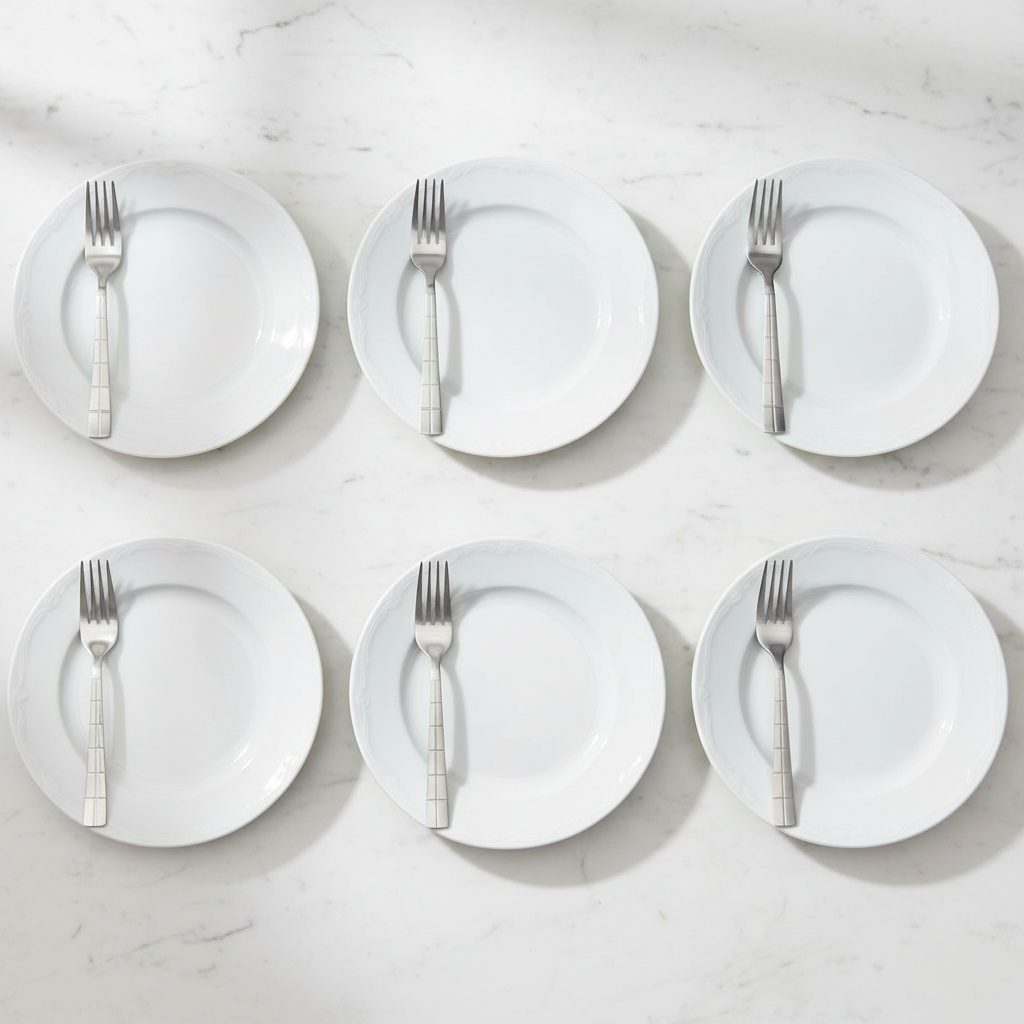 Akkaya Mønstret Gaffelsæt 6 stk. - Y021