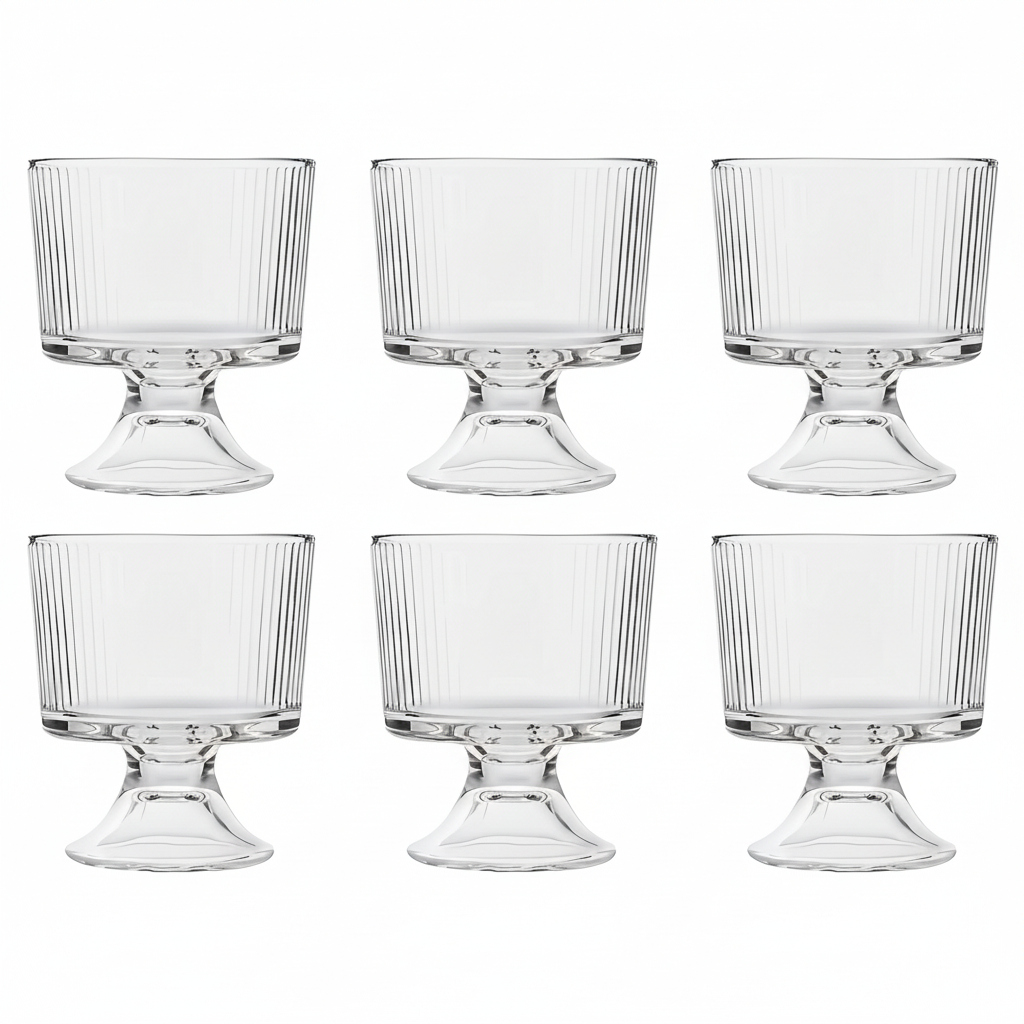 Almina Deli Glas Dessertskåle 6 stk. - 300 ml