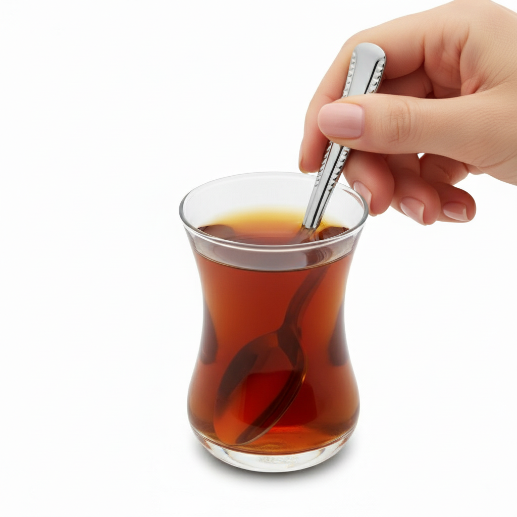 Mini Teskesæt 6 stk. | Rustfrit Stål | Blank