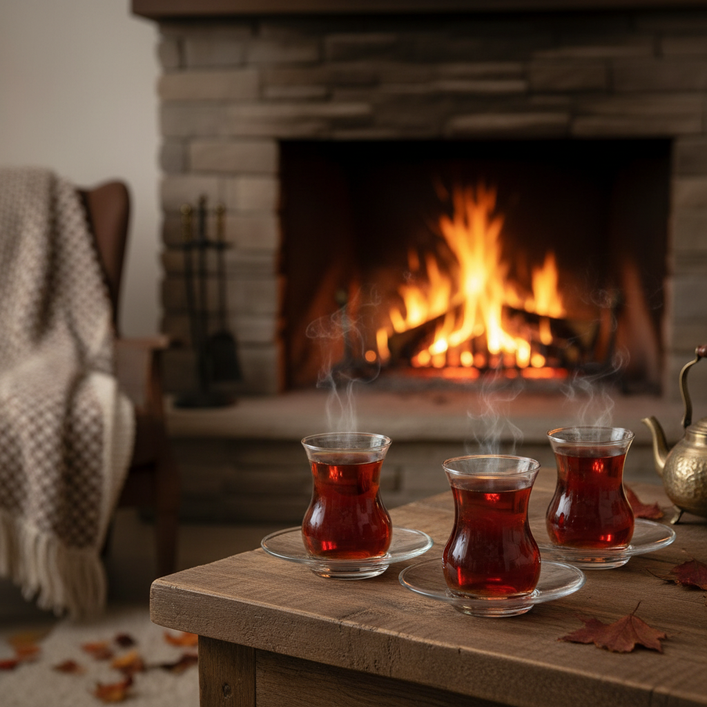 LAV Ayda Teglassæt – 12 dele (6 teglas + 6 underkopper) – 135 ml