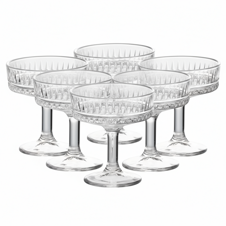 Premium Dining Cocktailglassæt 6 stk. 200 ML - 2 Varianter