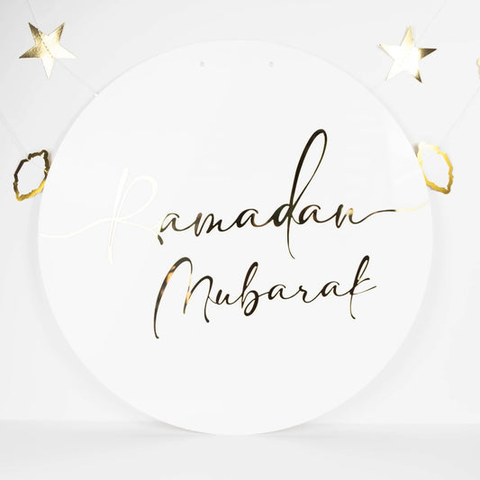 ‘Ramadan Mubarak’ Akrylkrans