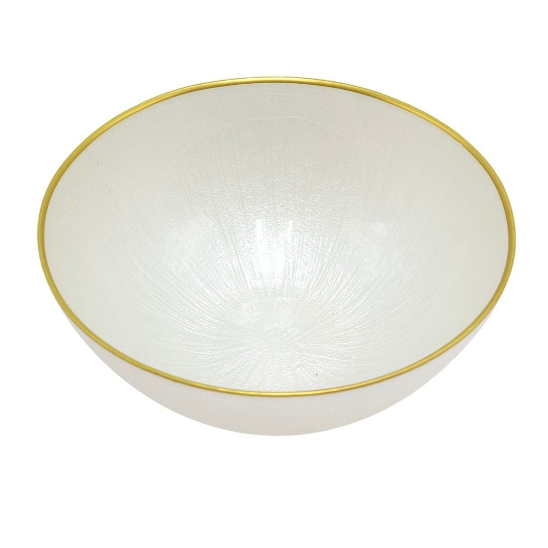 Bricard Rexy Glasskål - Perlemor m/Guldkant  - 21 cm