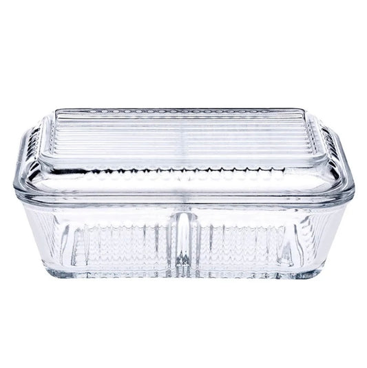 Pasabahce Tvedelt Glasboks m/Låg 480 ml. - Frigo Studio