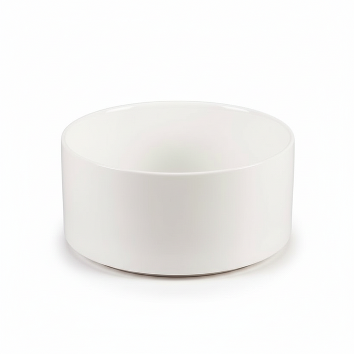 Bricard Loire Serveringsskål med Stand | Porcelæn/Bambus – 21,6 x 12,6 cm