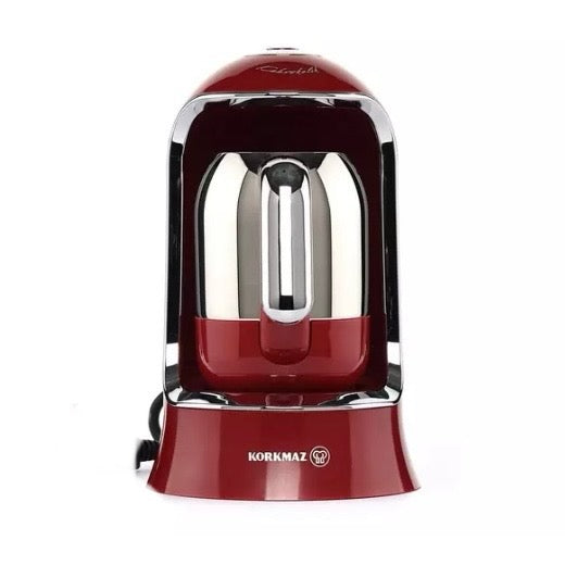 Elektrisk tyrkisk Kaffemaskine Rød - Korkmaz