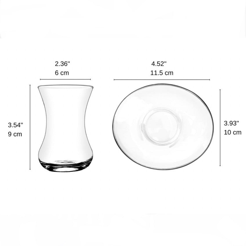 Teunderkoppesæt Oval 6 stk. - LAV Asena