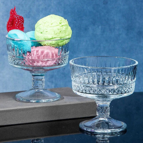 Dessertglassæt på fod 2 stk. 250 ml. - Pasabahce Elysia