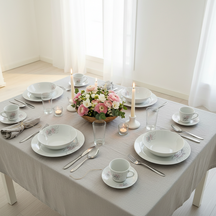 Michelino Delfina Kombi Porcelænssæt 62 dele - 6 Personer