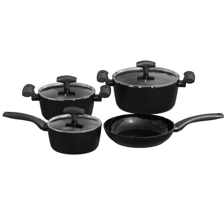 Michelino Nora Induktion Grydesæt 7 Dele Sort