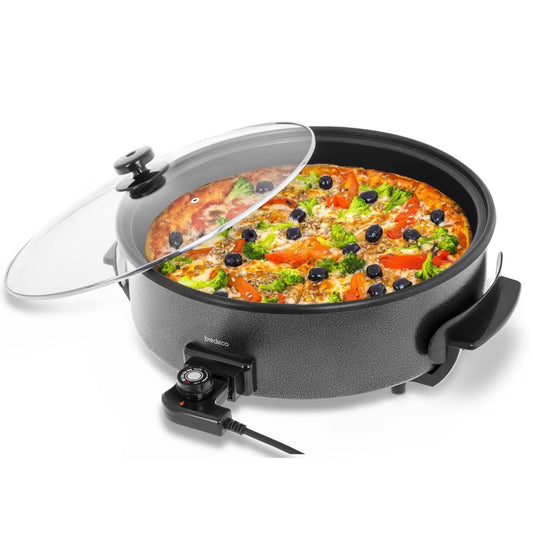 Zeybeks Multifunktionel Elektrisk Pizzapande 40x11  cm