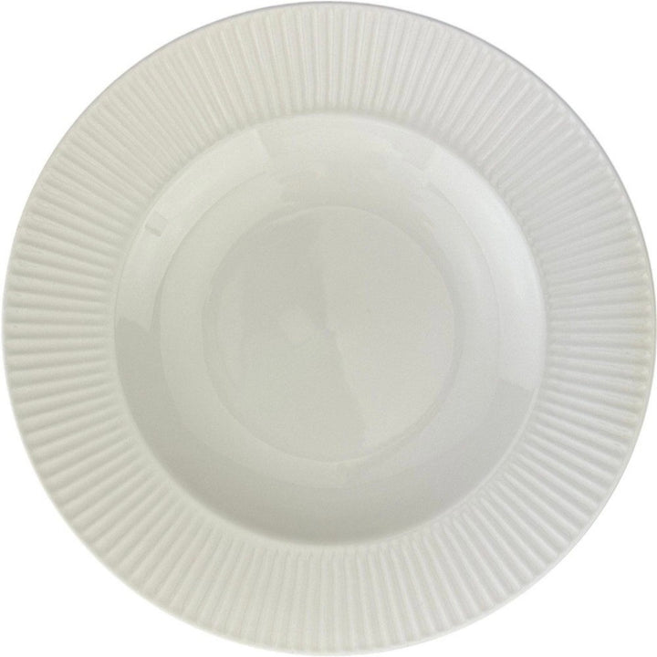 Akkaya Porcelænssæt 24 dele - 6 personer Hvid - Weisse Rose Anna