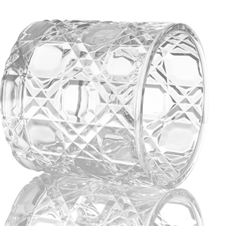 Trendmax Glasbeholder m/Låg 300 ml Diamantslebet