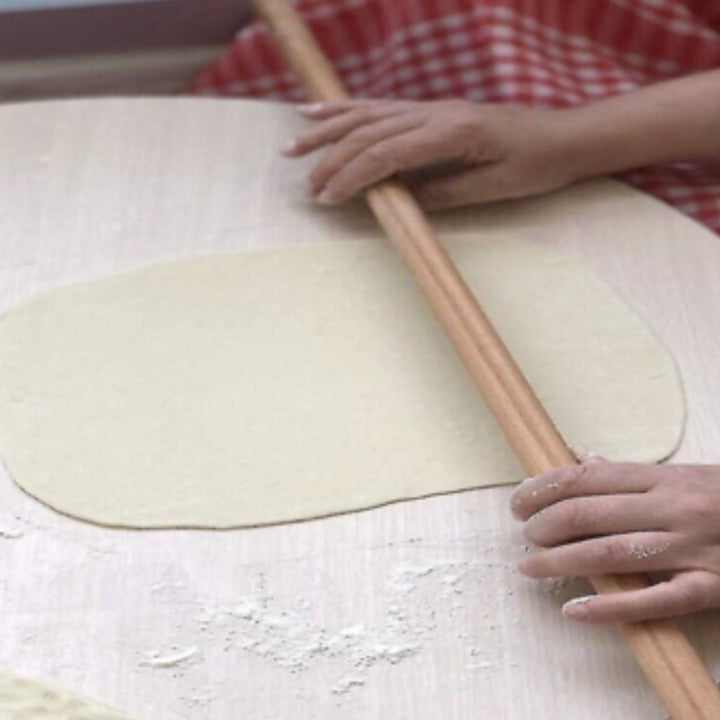 Tynd Dej- og Kagerulle i Træ 60 cm - Kaya Home