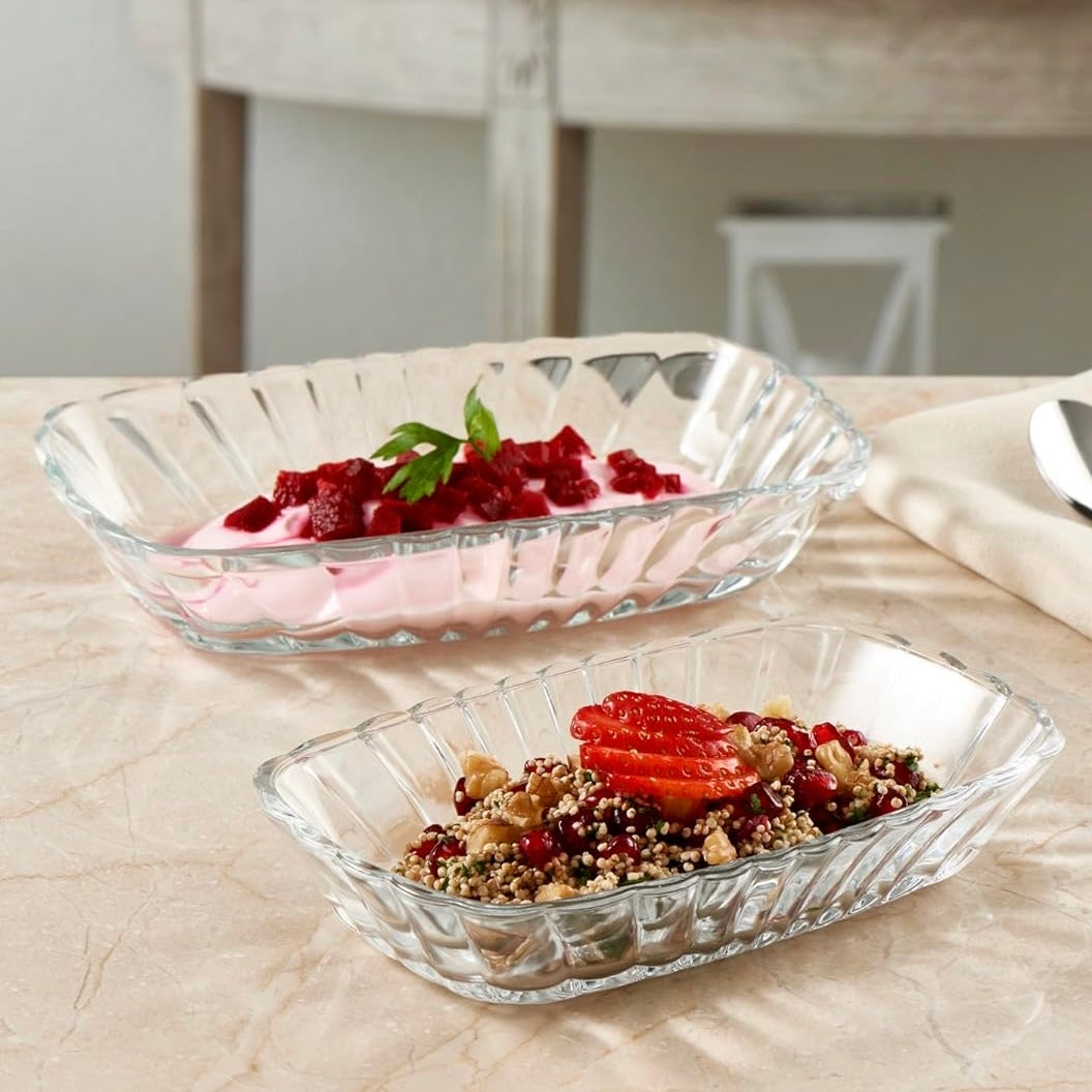 Glas Tapassæt 2 stk. 18x11 cm- Pasabahce Mezze