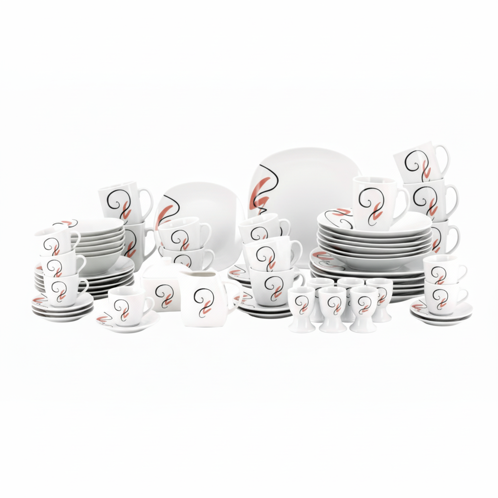 Michelino Aurelia Porcelænssæt - 62 Dele