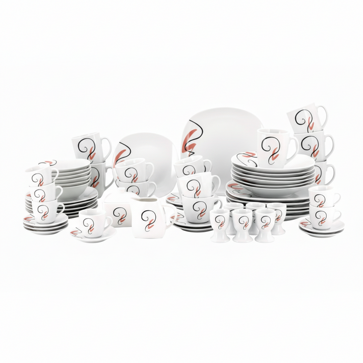 Michelino Aurelia Porcelænssæt - 62 Dele