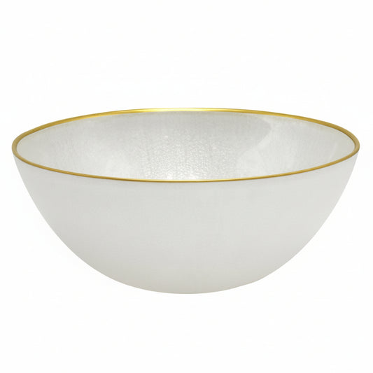 Bricard Rexy Glasskål 21 cm - Perlemor m/Guldkant