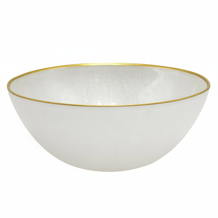 Bricard Rexy Glasskål - Perlemor m/Guldkant  - 21 cm
