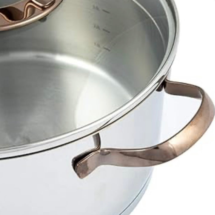 Grydesæt 8 Dele 4 Størrelser - Korkmaz Rosanna