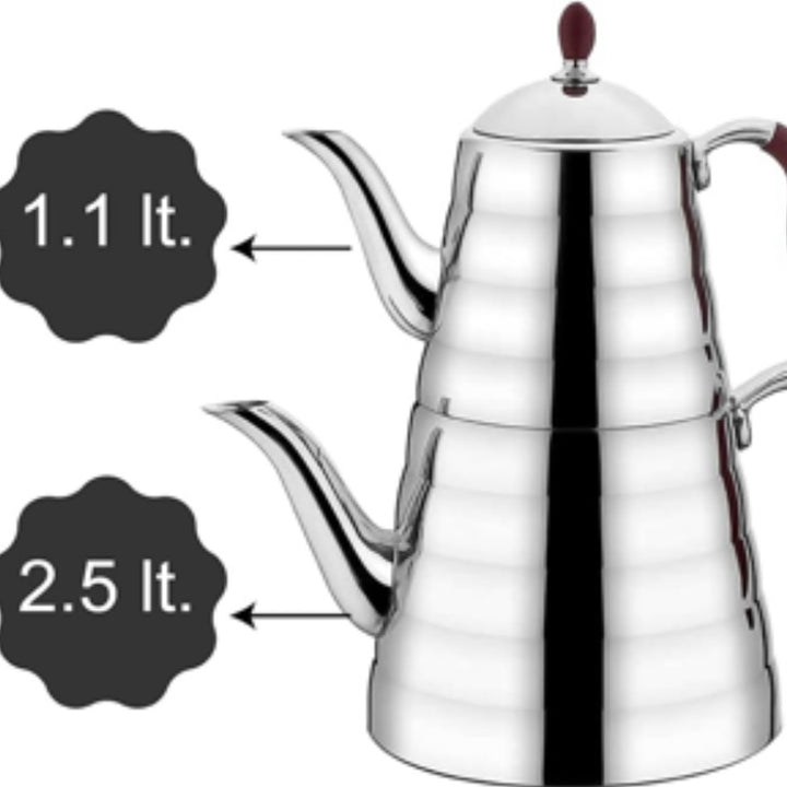 Induktions Tekande 3,6 L. - Korkmaz Viva Rødbrun