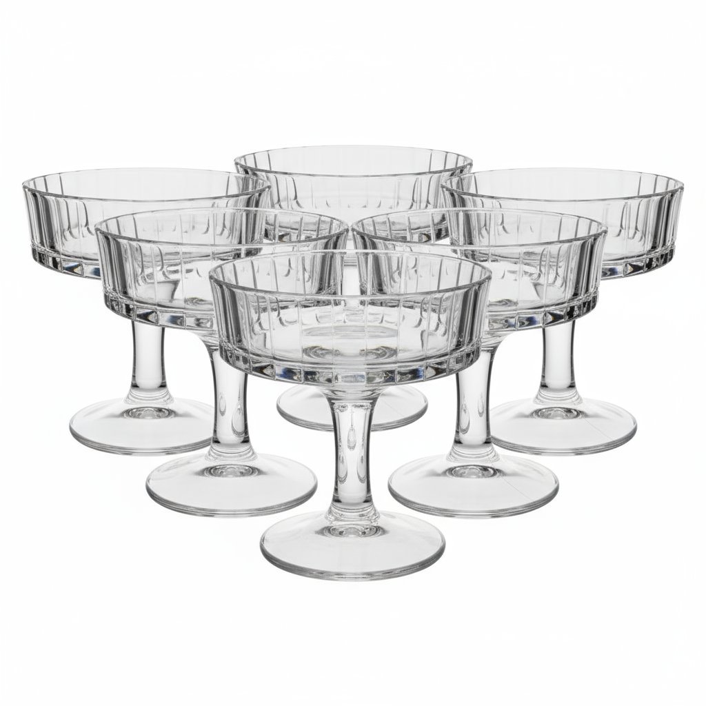 Premium Dining Cocktailglassæt 6 stk. 200 ML - 2 Varianter